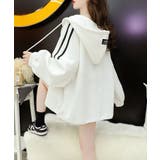 ワッフルオーバーサイズパーカー 韓国ファッション ワンピース | aimoha | 詳細画像6