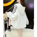 ワッフルオーバーサイズパーカー 韓国ファッション ワンピース | aimoha | 詳細画像7