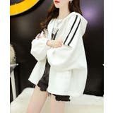 ワッフルオーバーサイズパーカー 韓国ファッション ワンピース | aimoha | 詳細画像8