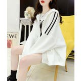 ワッフルオーバーサイズパーカー 韓国ファッション ワンピース | aimoha | 詳細画像9