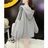 ワッフルオーバーサイズパーカー 韓国ファッション ワンピース | aimoha | 詳細画像13