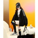 ワッフルオーバーサイズパーカー 韓国ファッション ワンピース | aimoha | 詳細画像14