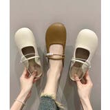 【shoes 365】パールデザインストラップミュールシューズ | aimoha | 詳細画像1