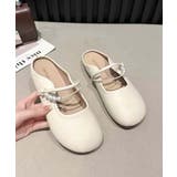 【shoes 365】パールデザインストラップミュールシューズ | aimoha | 詳細画像12