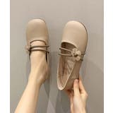 【shoes 365】フラワーデザインストラップフラットシューズ | aimoha | 詳細画像8