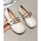 【shoes 365】フラワーデザインストラップフラットシューズ | aimoha | 詳細画像6
