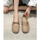 【shoes 365】フラワーデザインストラップフラットシューズ | aimoha | 詳細画像7