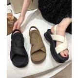【shoes 365】厚底クロスストラップサンダル | aimoha  | 詳細画像7 
