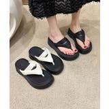 【shoes 365】厚底トングサンダル | aimoha | 詳細画像5