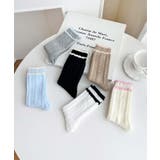 [2025 MOSOX NEW COLLECTION]ダブルフリルソックス | aimoha  | 詳細画像9 