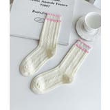 オフホワイト | [2025 MOSOX NEW COLLECTION]ダブルフリルソックス | aimoha 