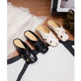 【shoes 365】クロスオープントゥミュール | aimoha  | 詳細画像8 