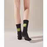 ブラック | [2025 MOSOX NEW COLLECTION]バックタグソックス | aimoha 