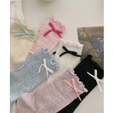[2025 MOSOX NEW COLLECTION]リボンレースソックス | aimoha  | 詳細画像1 
