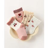 ピンク系のキッズソックス4足セット | aimoha kids | 詳細画像10