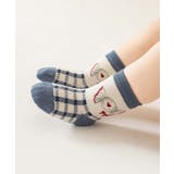 ブルーのキッズソックス4足セット | aimoha kids | 詳細画像35