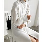 シャツワンピース 長袖 ロングシャツ | aimoha  | 詳細画像10 