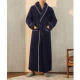 ネイビー2 | 温かふわふわもこもこルームガウン ルームウェア パジャマ ユニセックス | aimoha 
