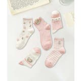 5足セット12タイプ【MOSOX】ガーリーデザインレーヨン混ソックス  | aimoha  | 詳細画像18 