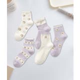 5足セット12タイプ【MOSOX】ガーリーデザインレーヨン混ソックス  | aimoha  | 詳細画像22 