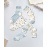 5足セット12タイプ【MOSOX】ガーリーデザインレーヨン混ソックス  | aimoha  | 詳細画像27 