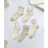 5足セット12タイプ【MOSOX】ガーリーデザインレーヨン混ソックス  | aimoha  | 詳細画像30 