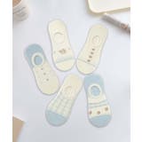  5足セット5柄【MOSOX】ガーリーデザインコットン混アンクルソックス | aimoha  | 詳細画像11 