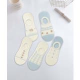  5足セット5柄【MOSOX】ガーリーデザインコットン混アンクルソックス | aimoha  | 詳細画像12 