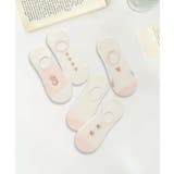  5足セット5柄【MOSOX】ガーリーデザインコットン混アンクルソックス | aimoha  | 詳細画像2 