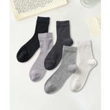 5足セット【MOSOX】シルク混モノトーンソックス | aimoha | 詳細画像4
