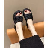 【shoes 365】クロスデザイン厚底サンダル | aimoha | 詳細画像3