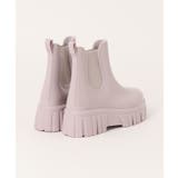 厚底ショートレインブーツ レインシューズ ゴム長靴 | aimoha  | 詳細画像7 