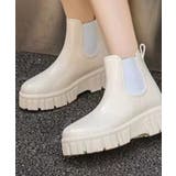 厚底ショートレインブーツ レインシューズ ゴム長靴 | aimoha  | 詳細画像9 