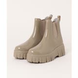 厚底ショートレインブーツ レインシューズ ゴム長靴 | aimoha  | 詳細画像4 