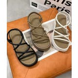 【shoes 365】マルチストラップ厚底サンダル | aimoha | 詳細画像6