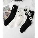[2025 MOSOX NEW COLLECTION]3Dフラワーソックス | aimoha  | 詳細画像2 