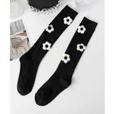 [2025 MOSOX NEW COLLECTION]3Dフラワーハイソックス | aimoha  | 詳細画像2 