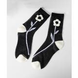 2足セット メッシュフラワーソックス | aimoha  | 詳細画像17 