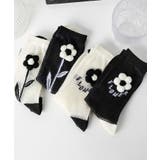 2足セット メッシュフラワーソックス | aimoha  | 詳細画像14 