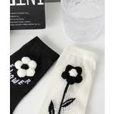 2足セット メッシュフラワーソックス | aimoha  | 詳細画像9 