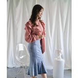 【Jasmine】スタンドカラーフレアブラウス ブルゾン Jasmine | aimoha | 詳細画像2