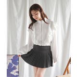 【Jasmine】スタンドカラーフレアブラウス ブルゾン Jasmine | aimoha | 詳細画像15