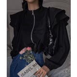 【Jasmine】スタンドカラーフレアブラウス ブルゾン Jasmine | aimoha | 詳細画像21