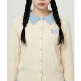 HOOK for girls 刺繍ワンポイント フレンチガーリーカーディガン | HOOK | 詳細画像9