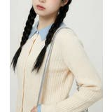 HOOK for girls 刺繍ワンポイント フレンチガーリーカーディガン | HOOK | 詳細画像10