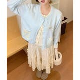 HOOK for girls ドットポケット配色カーディガン | HOOK | 詳細画像5 