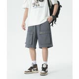 【genxder】ユニセックスショートカーゴパンツ | aimoha men | 詳細画像20 