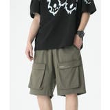 【genxder】ユニセックスショートカーゴパンツ | aimoha men | 詳細画像4 