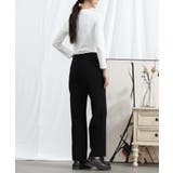 【Aimoha】タック入りストレートパンツ | aimoha | 詳細画像4