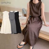ノースリーブロングワンピース | aimoha  | 詳細画像1 